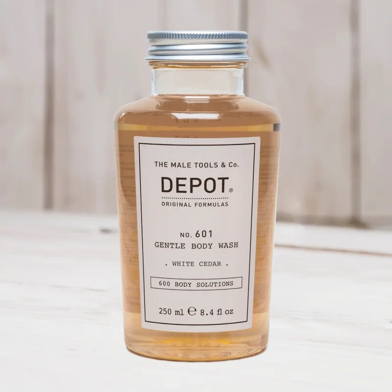 Depot 600 BODY SOLUTIONS NO. 601 GENTLE BODY WASH душ гел за мъже White Cedar 250 мл.