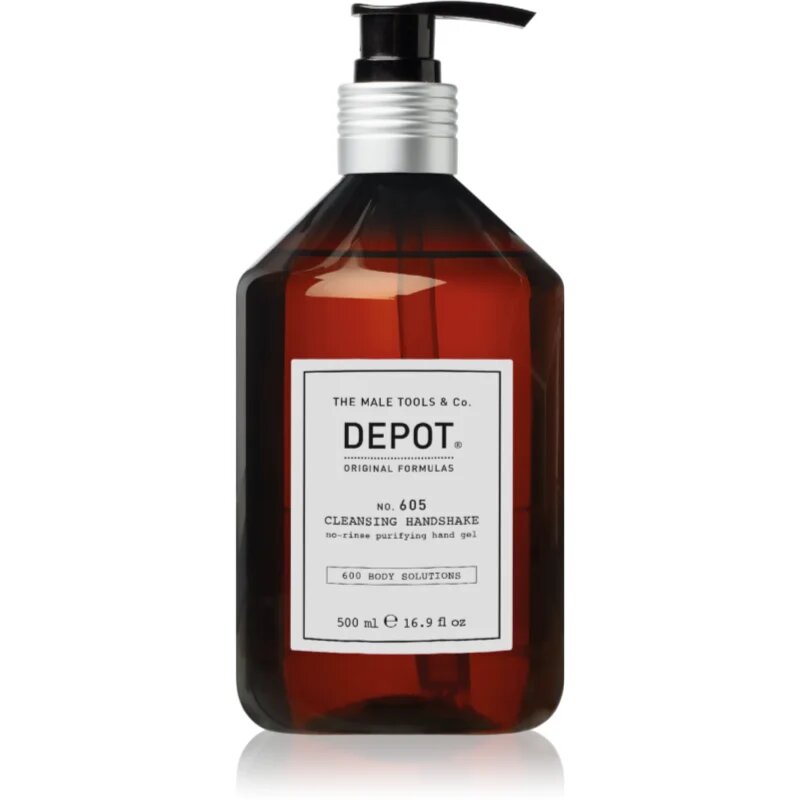 Depot 600 BODY SOLUTIONS NO. 605 CLEANSING HAND SHAKE почистващ гел за ръце 500 мл.