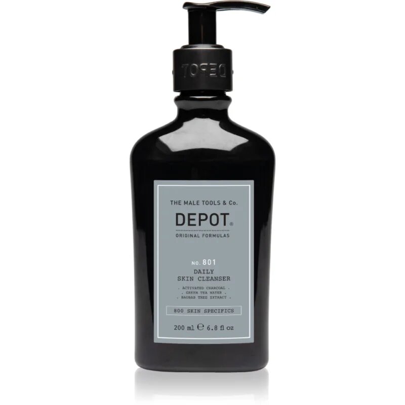 Depot 800 SKIN SPECIFICS NO. 801 DAILY SKIN CLEANSER почистващ гел за всички типове кожа на лицето 200 мл.