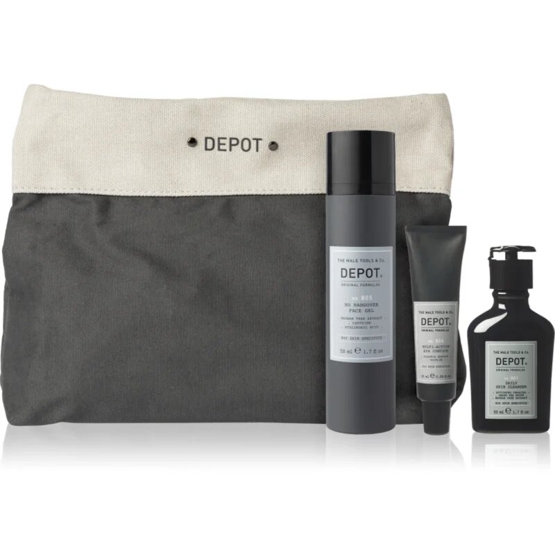 Depot COSMETICS SETS Wake-Up Skin Treatment Set комплект за пътуване за мъже
