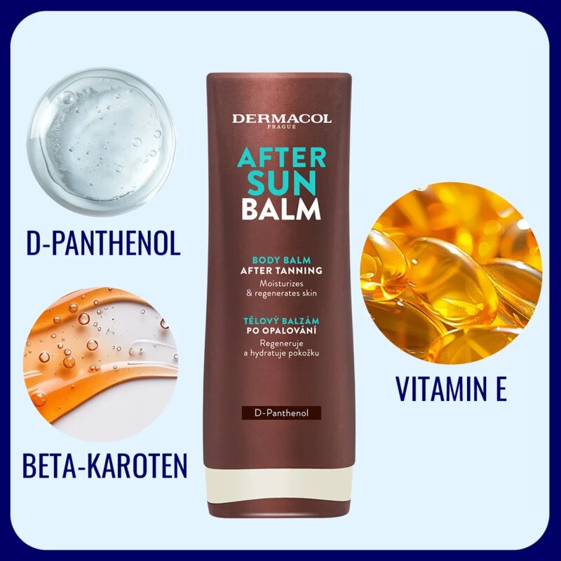 Dermacol After Sun хидратиращ балсам за тяло след слънчеви бани 200 мл.