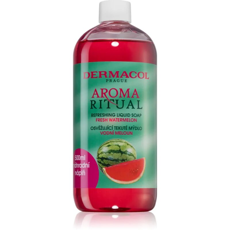 Dermacol Aroma Moment Fresh Watermelon течен сапун за ръце пълнител 500 мл.