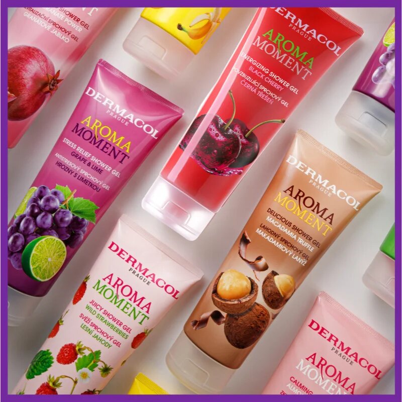 Dermacol Aroma Moment Grape & Lime антистрес пяна за вана 500 мл.