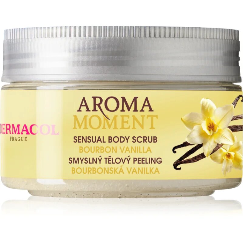 Dermacol Aroma Moment Vanilla Bourbon захарен скраб за тяло 200 гр.