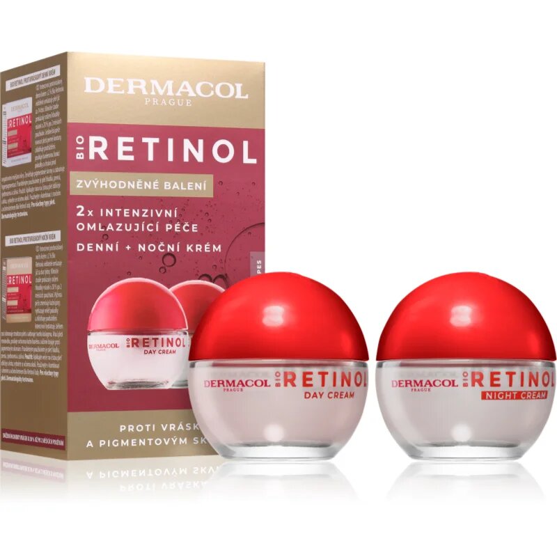 Dermacol Bio Retinol дневен и нощен крем ДУО ОПАКОВКА