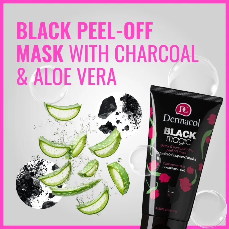 Dermacol Black Magic почистваща и отлепваща се маска 150 мл.
