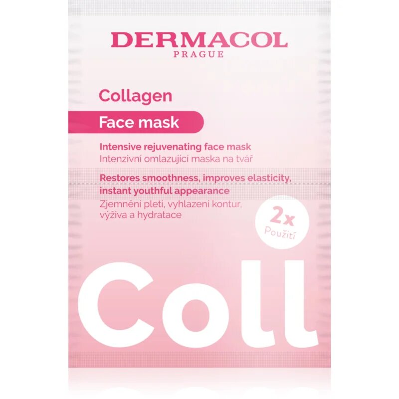 Dermacol Collagen подмладяваща маска 2x8 гр.