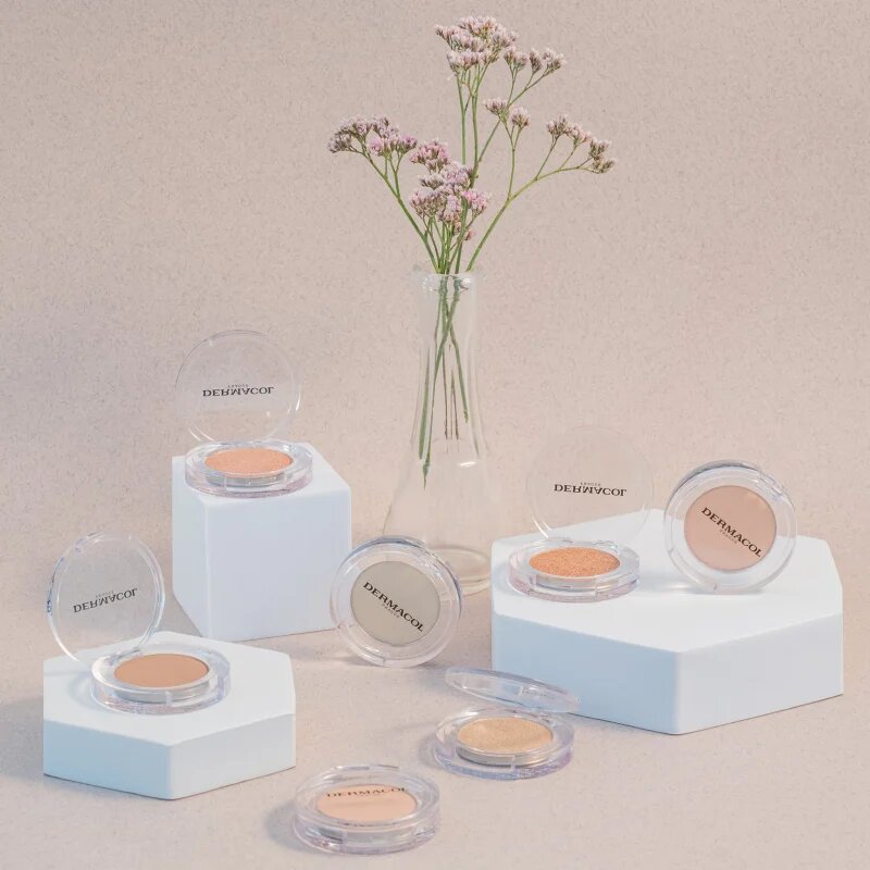 Dermacol Compact Mono сенки за очи за мокро и сухо нанасяне цвят 03 Rosé 2 гр.