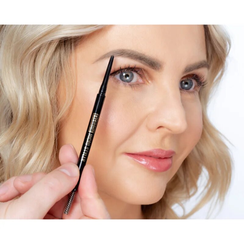 Dermacol Eyebrow Micro Styler автоматичен молив за вежди с четка цвят No.01 0.1 гр.