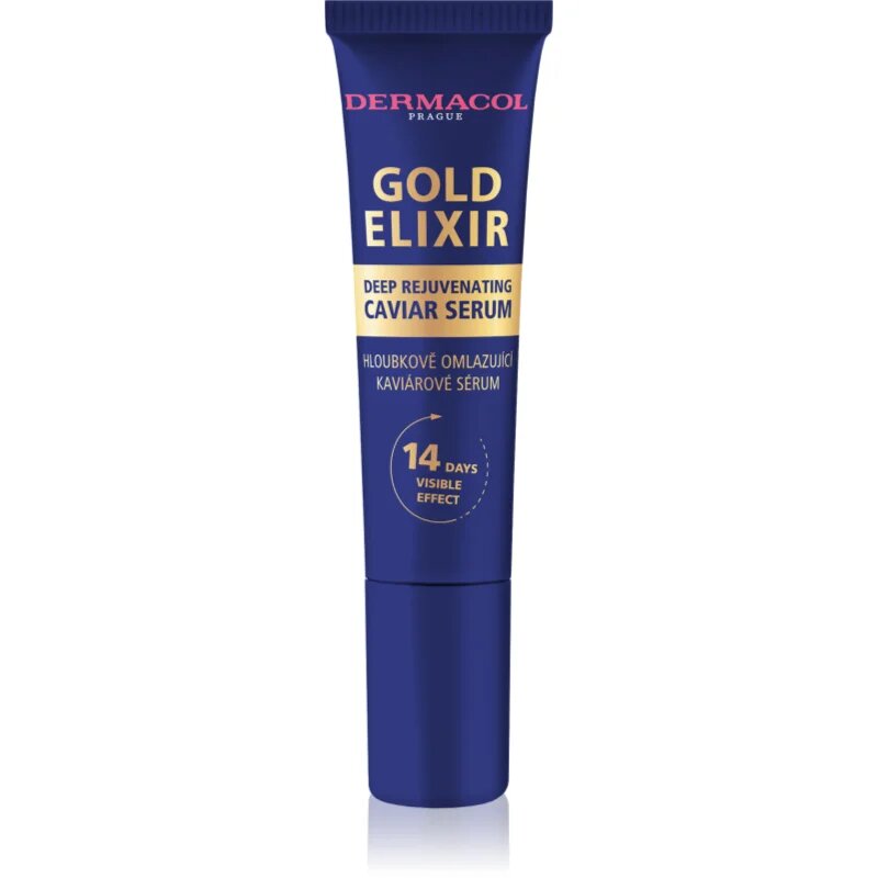 Dermacol Gold Elixir дълбоко възстановяващ серум с хайвер 12 мл.