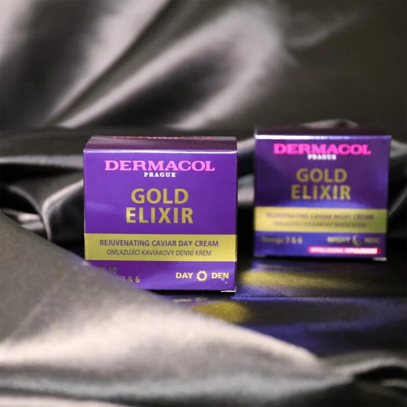 Dermacol Gold Elixir дневен подмладяващ крем с хайвер 50 мл.