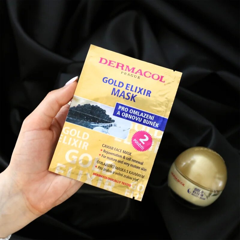 Dermacol Gold Elixir нощен подмладяващ крем с хайвер 50 мл.