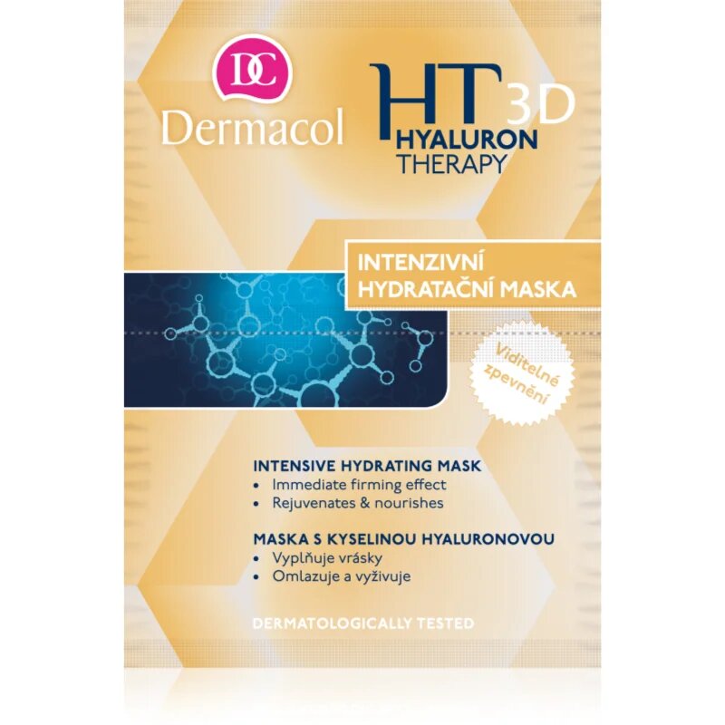 Dermacol Hyaluron Therapy 3D интензивна хидратираща маска с хиалуронова киселина 16 гр.