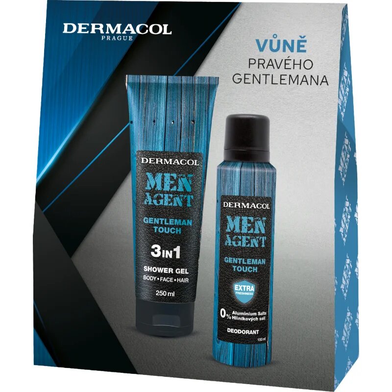 Dermacol Men Agent Gentleman Touch подаръчен комплект за тяло за мъже