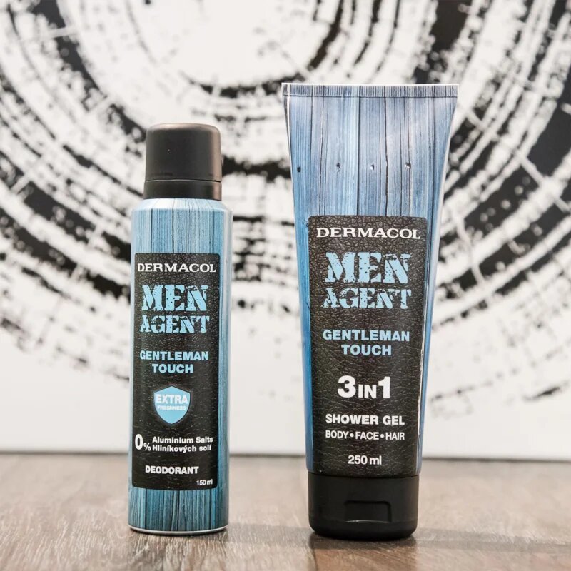 Dermacol Men Agent Gentleman Touch подаръчен комплект за тяло за мъже