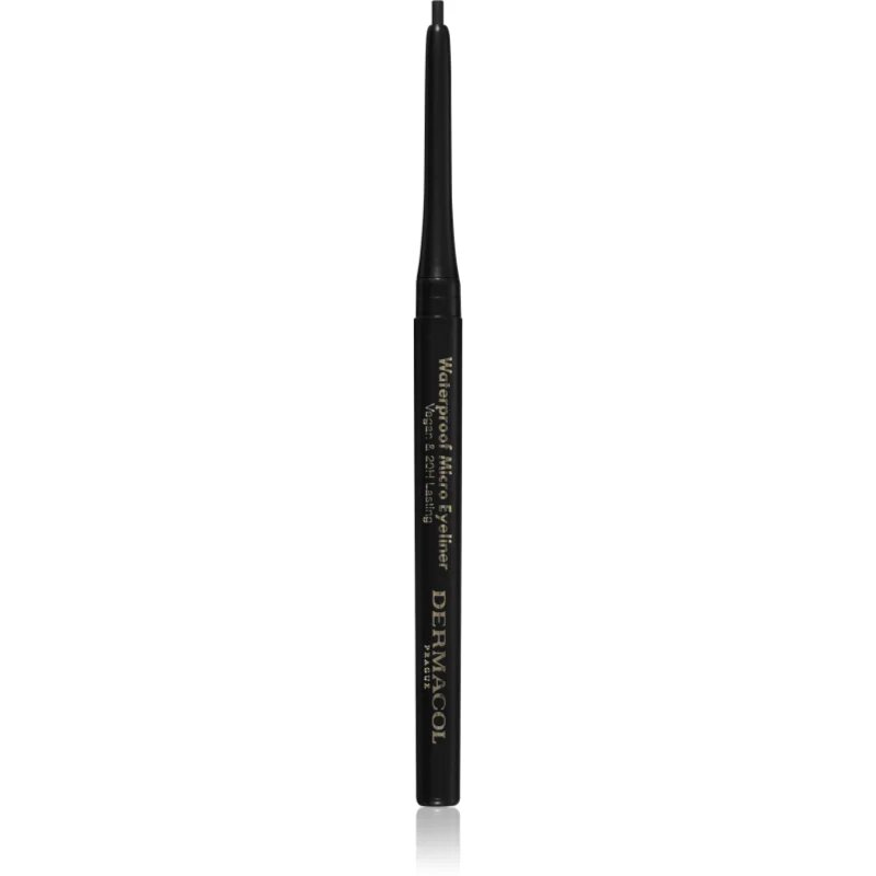 Dermacol Micro Eyeliner Waterproof водоустойчив молив за очи цвят 01 Black 1 гр.