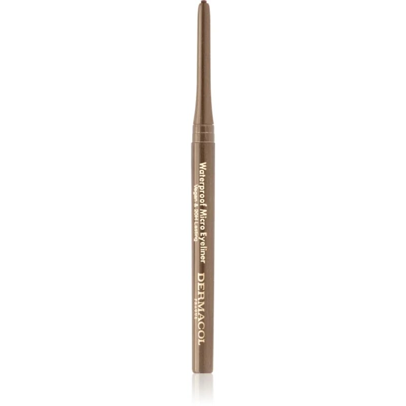 Dermacol Micro Eyeliner Waterproof водоустойчив молив за очи цвят 03 Dark Brown 1 гр.