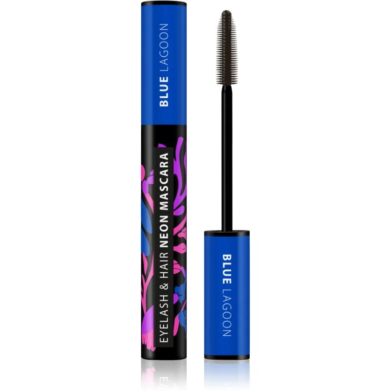 Dermacol Neon Eyelash & Hair спирала цвят Blue Lagoon 9 мл.