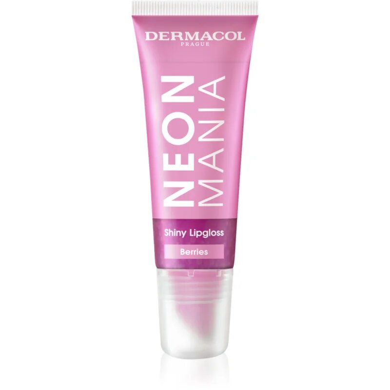 Dermacol Neon Mania блясък за устни в туба цвят Berries 10 мл.
