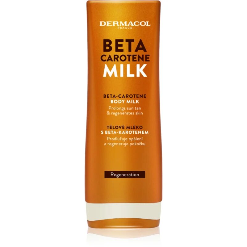 Dermacol Sun Beta Carotene тоалетно мляко за тяло за удължаване на загара 200 мл.