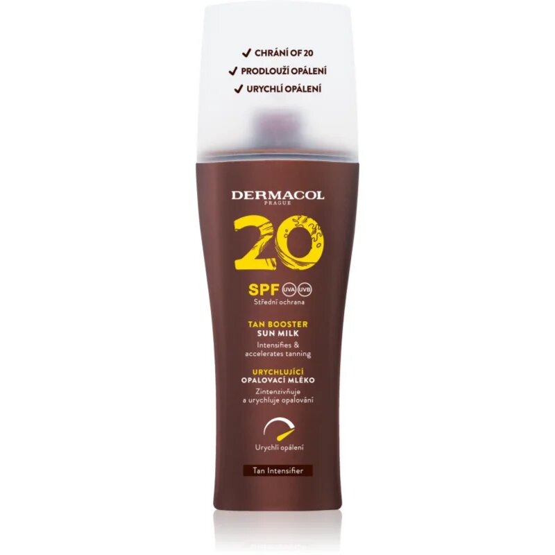 Dermacol Sun Tan Booster защитен лосион за ускоряване на тена SPF 20 200 мл.