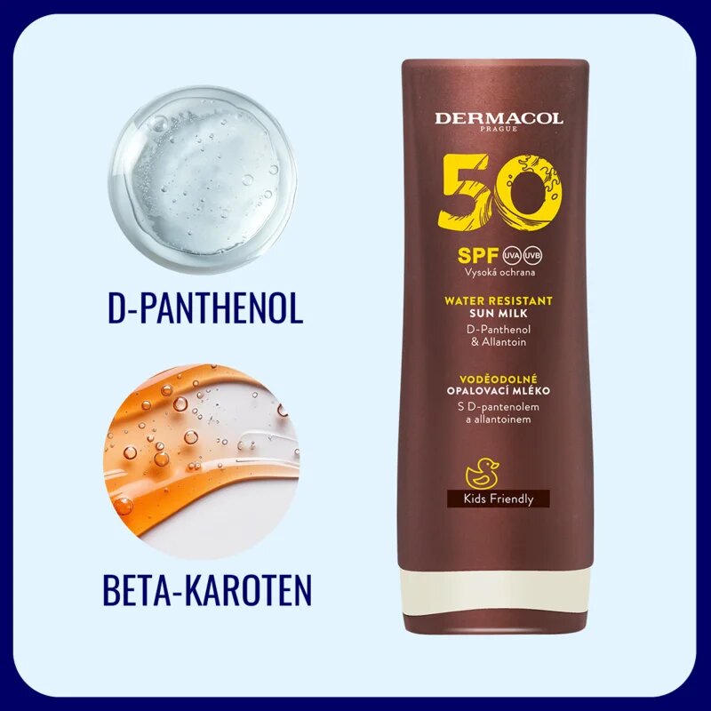 Dermacol Sun Water Resistant водоустойчив лосион за слънце SPF 50 200 мл.