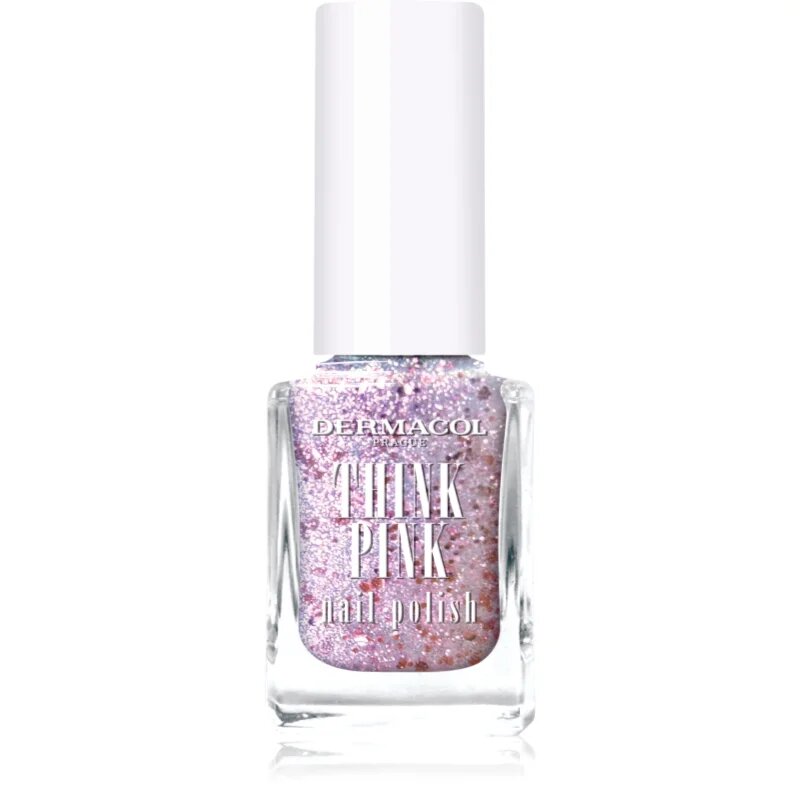 Dermacol Think Pink лак за нокти с блясък цвят 01 12 мл.