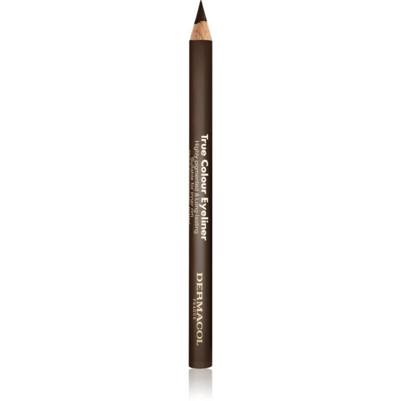 Dermacol True Colour Eyeliner дълготраен молив за очи цвят 02 Brown 4 гр.