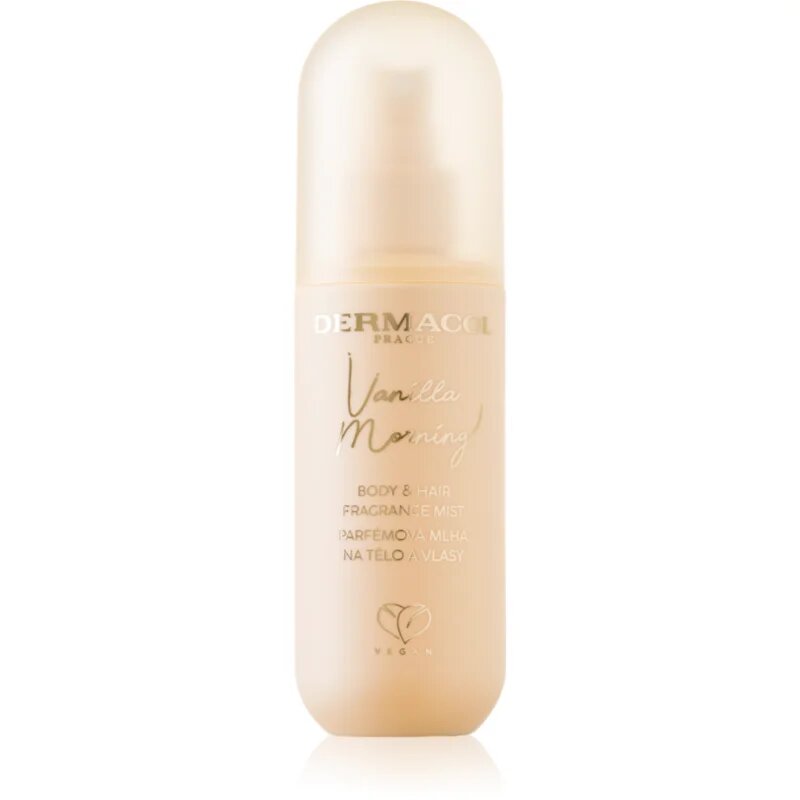 Dermacol Vanilla Morning парфюмна мъгла за тяло и коса за жени 150 мл.