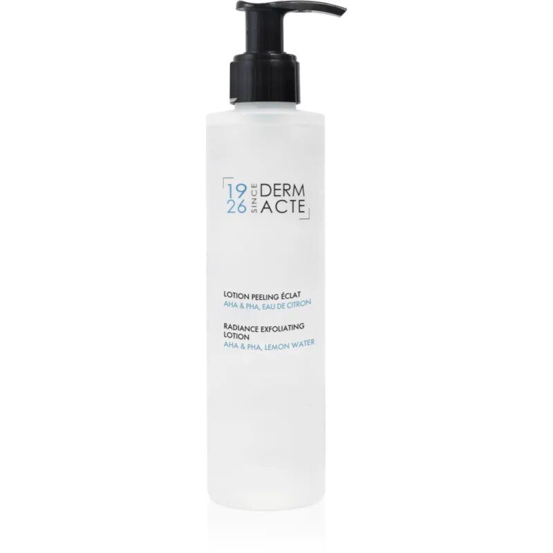DermActe Exfoliate Radiance Exfoliating Lotion нежно ексфолиращо мляко за озаряване на лицето 200 мл.