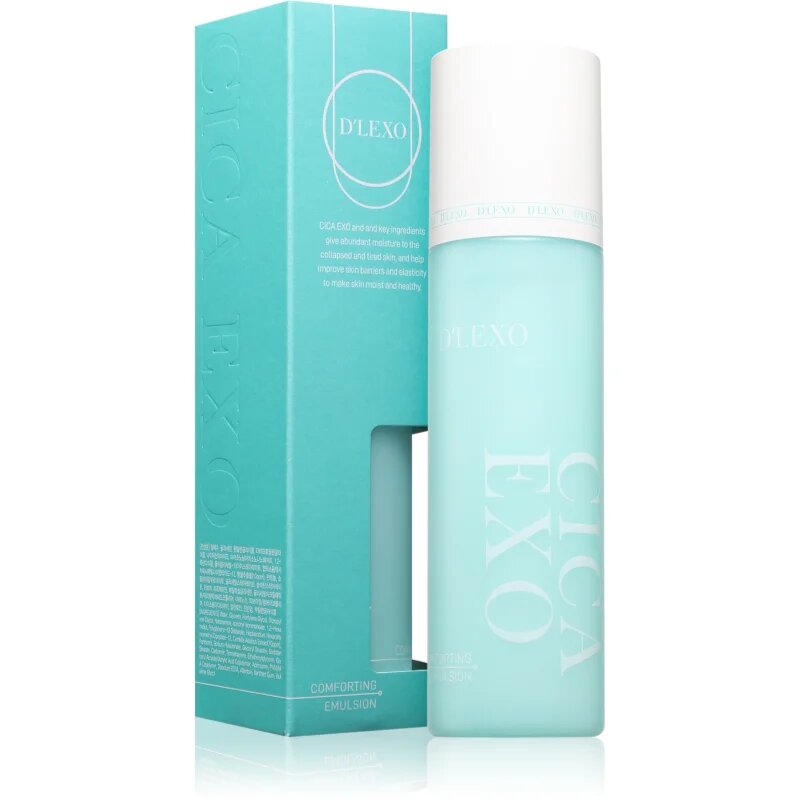 Dermaline D'LEXO Cica Exo Comforting Emulsion интензивна хидратираща и успокояваща емулсия 200 мл.