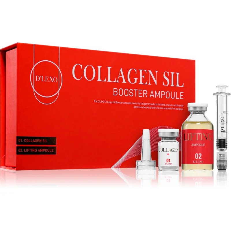 Dermaline D'LEXO Collagen SIL Booster Ampoule комплект против стареене на кожата