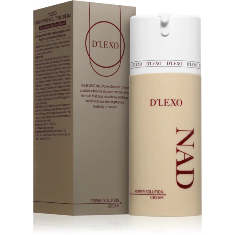 Dermaline D'LEXO NAD подхранващ ревитализиращ крем за освежаване и изглаждане на кожата 100 мл.