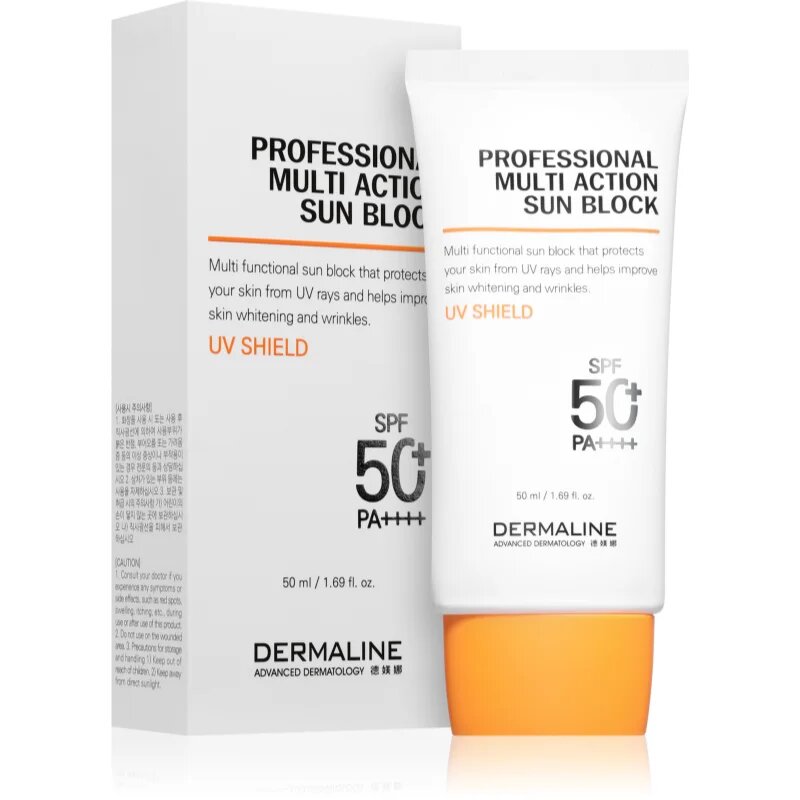 Dermaline Sun Care Professional Multi Action Sunblock SPF 50+ дневен предпазващ крем SPF 50+ 50 мл.