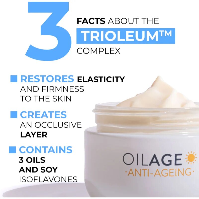 Dermedic Oilage Anti-Ageing подхранващ дневен крем за възобновяване плътността на кожата 50 гр.
