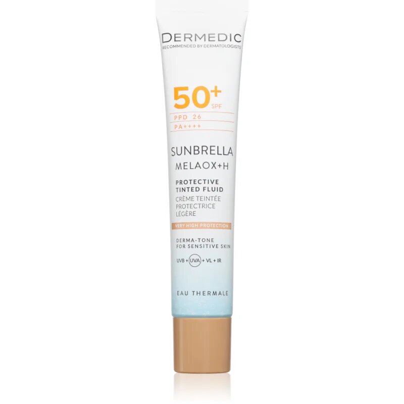 Dermedic Sunbrella Protective Tinted Fluid защитен тониращ крем за лице SPF 50+ 40 мл.