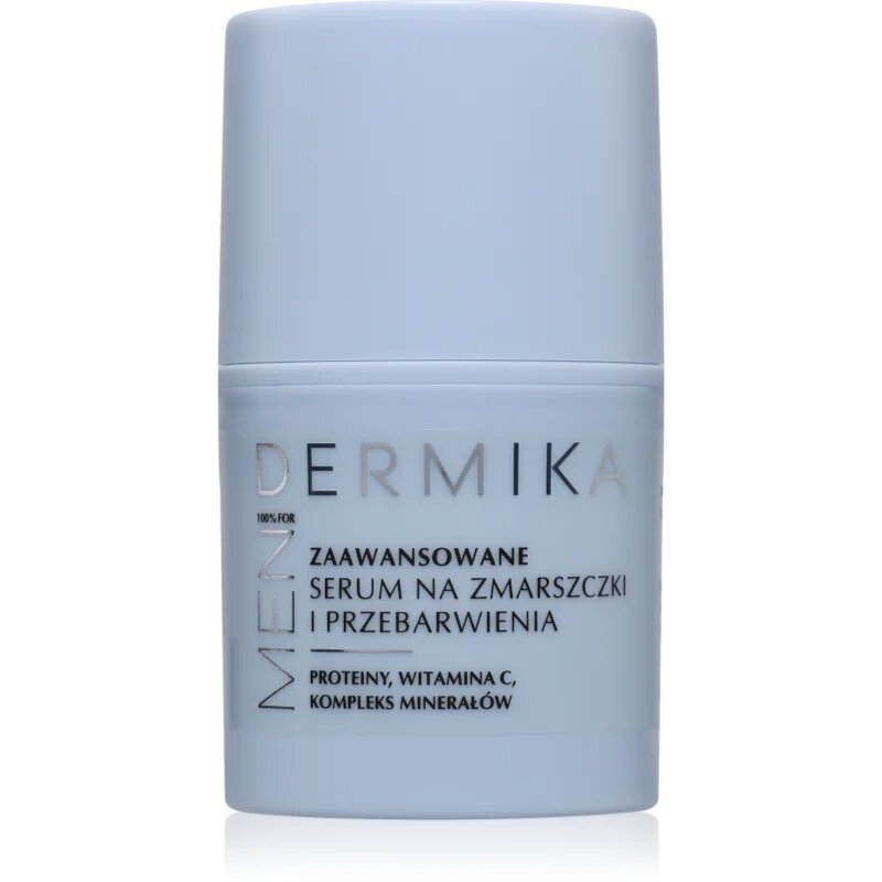 Dermika 100% for Men изглаждащ серум против пигментни петна и бръчки за мъже 30 мл.