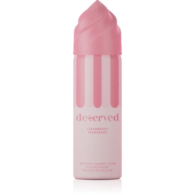 DESERVED Whipped Shower Foam Strawberry Milkshake душ пяна за тяло 100 мл.
