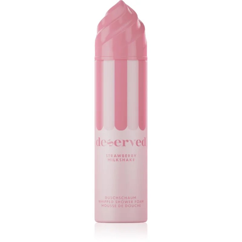 DESERVED Whipped Shower Foam Strawberry Milkshake душ пяна за тяло 250 мл.