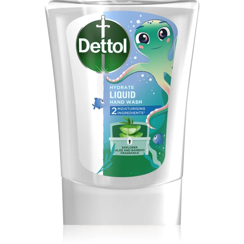 Dettol Soft on Skin Kids Explorer Power пълнител за безконтактен дозатор за сапун 250 мл.