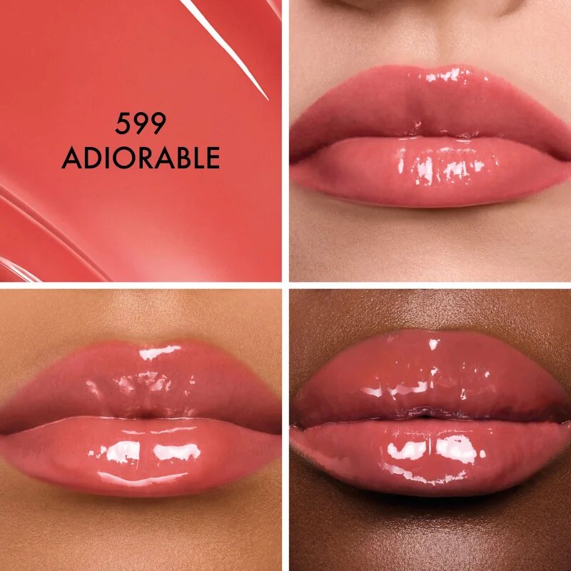 Dior Addict Glass Lipstick Refill овлажняващо червило за сияен блясък цвят 599 Aable 2.7 гр.