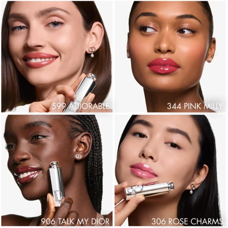 Dior Addict Glass Lipstick Refill овлажняващо червило за сияен блясък цвят 599 Aable 2.7 гр.