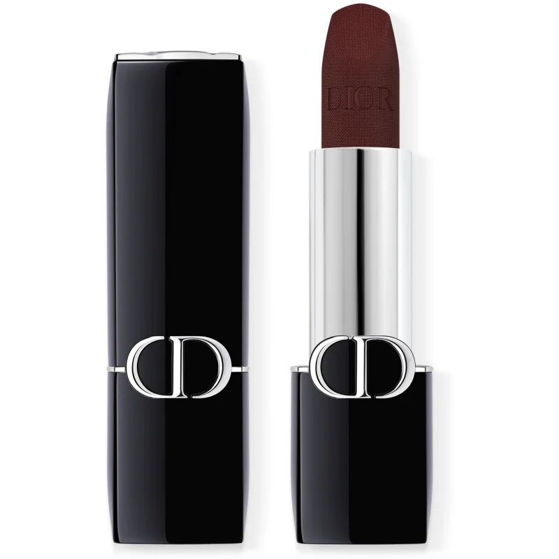 Dior Rouge Balm хидратиращ балсам за устни пълнещ цвят 001 midnight 3.2 гр.