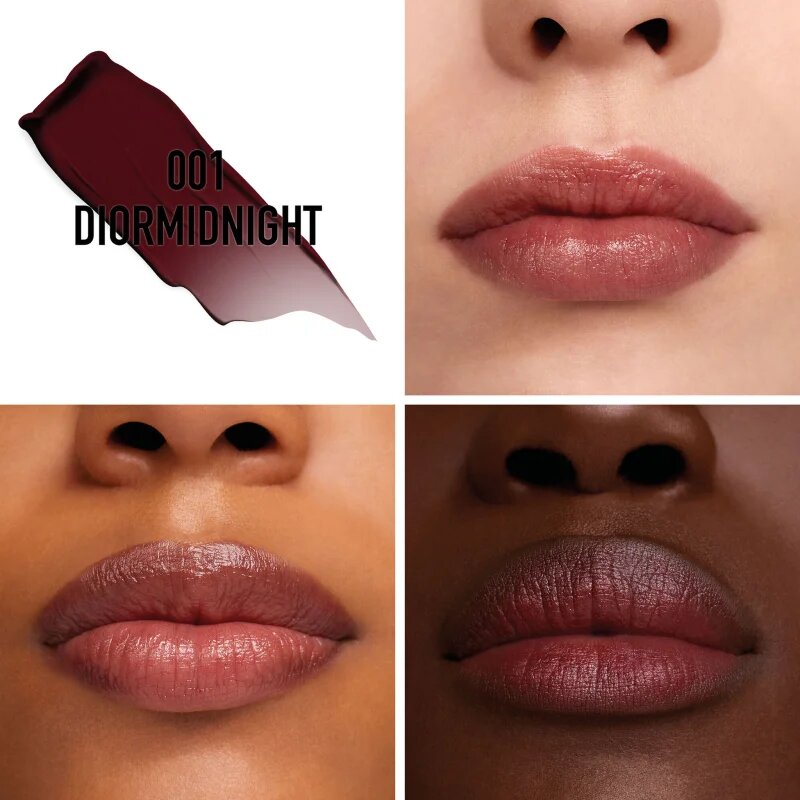 Dior Rouge Balm хидратиращ балсам за устни пълнещ цвят 001 midnight 3.2 гр.