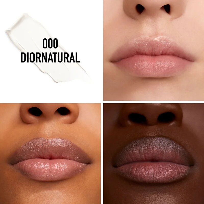 Dior Rouge Balm Refill хидратиращ балсам за устни пълнител цвят 000 natural 3.2 гр.