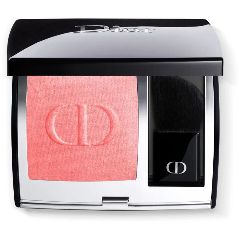 Dior Rouge Blush компактен руж с четка и огледалце цвят 028 Actrice (Satin) 6.7 гр.