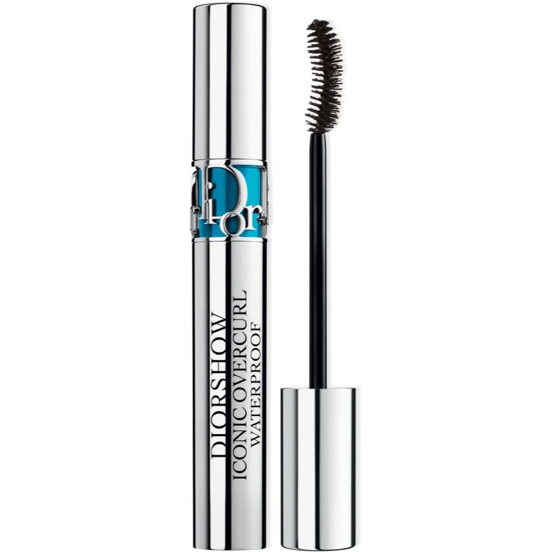 Dior show Iconic Overcurl Waterproof спирала за по-голям обем и извиване на мигли водоустойчив цвят 091 Black 6 гр.