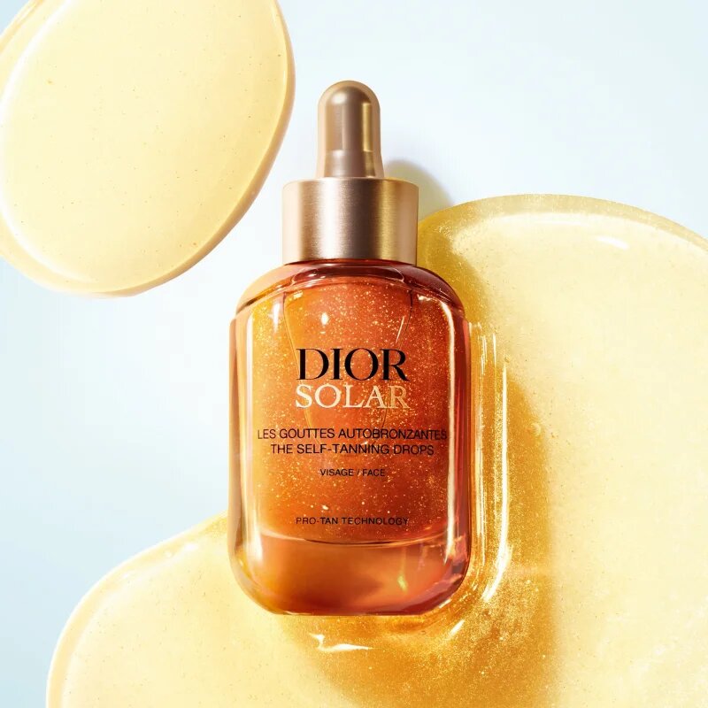 Dior Solar Self Tanning Drops автобронзантни капки на лицето и шията 30 мл.
