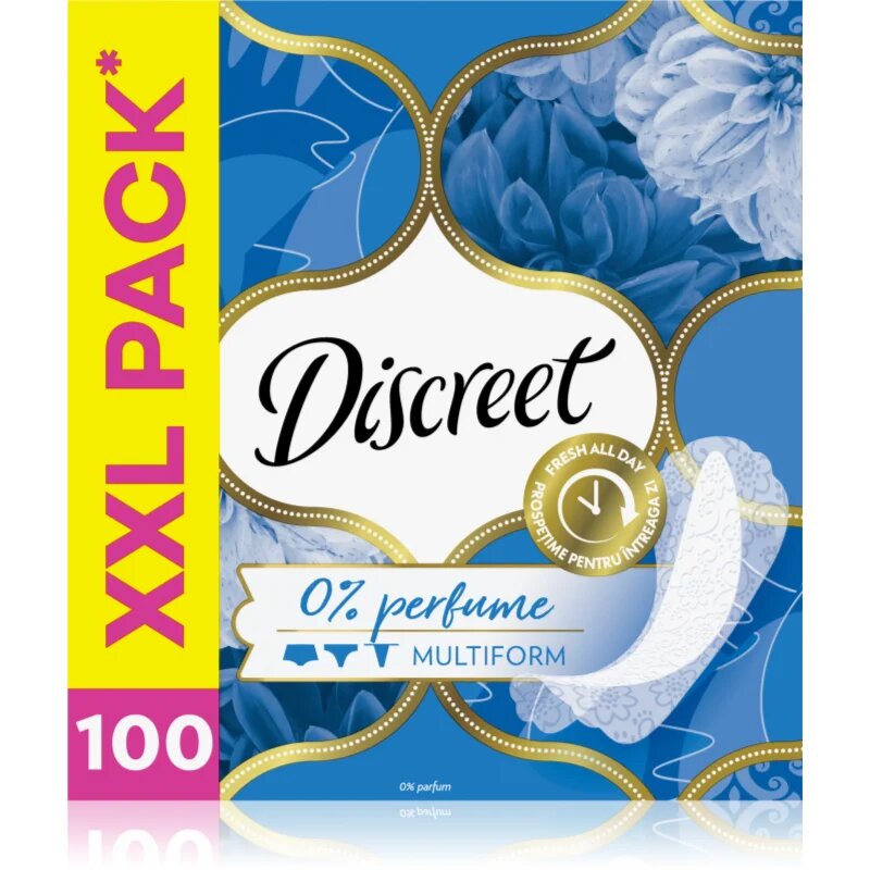 Discreet Multiform 0 % Perfume дамски превръзки 100 бр.