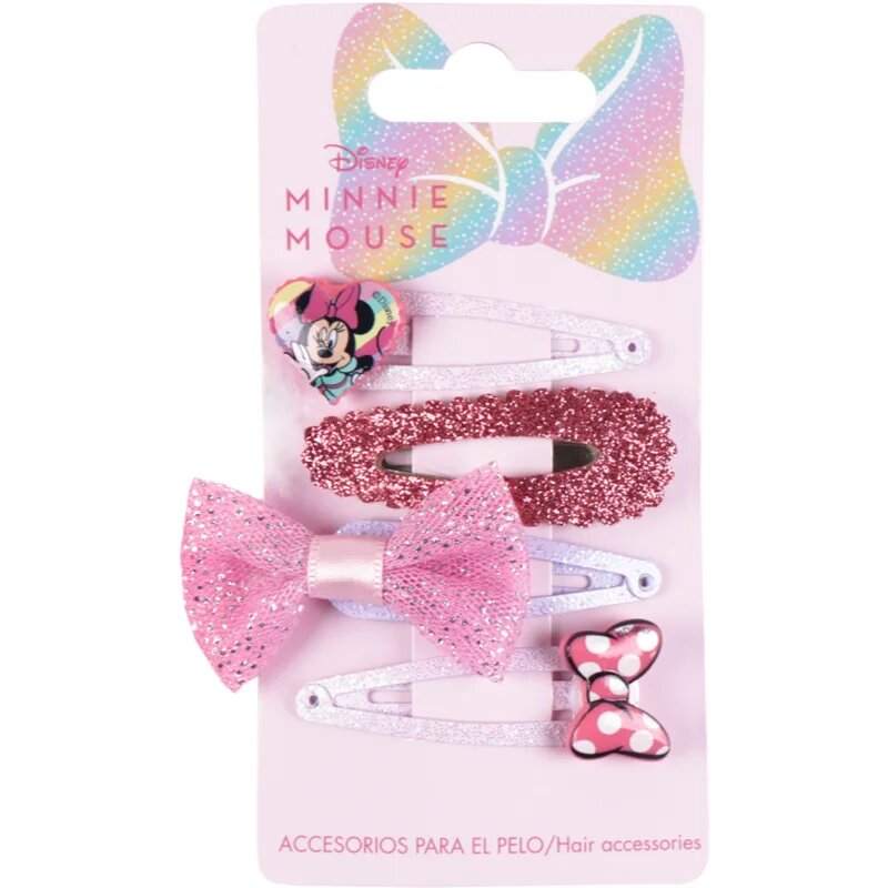 Disney Minnie Hair Accessories фиби за коса за деца 4 бр.
